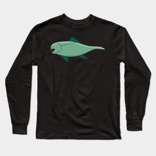 Green Placoderm Long Sleeve T-Shirt